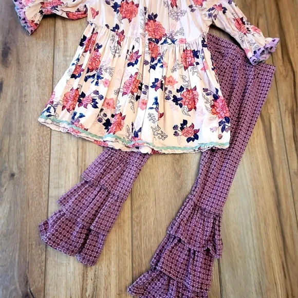 into the blue dress matilda jane NWT Matilda Jane Apple Pie Dress & Bloomer – Sweet Pea & Teddy main image 1